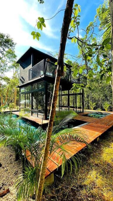 Tiny House En La Selva Con Cenote Natural Privado ตูลุม ภายนอก รูปภาพ