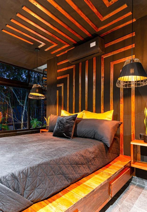 Tiny House En La Selva Con Cenote Natural Privado ตูลุม ภายนอก รูปภาพ